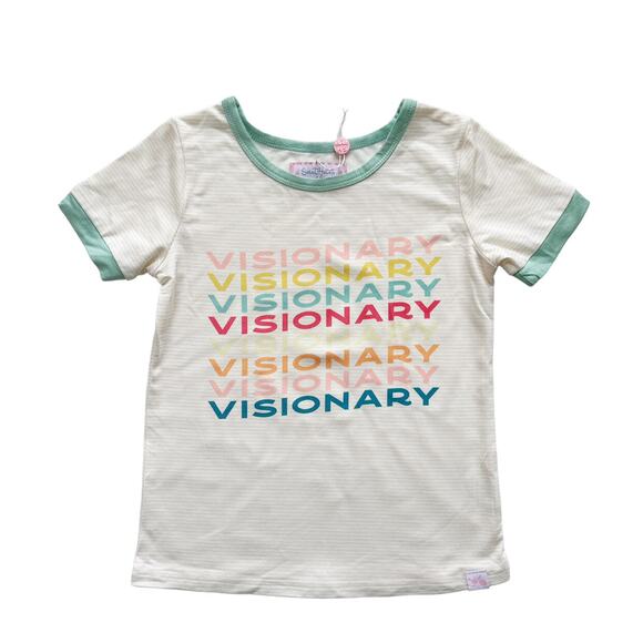 NWT SweetHoney Visionary Ringer Tee Size 6y - Picture 1 of 4